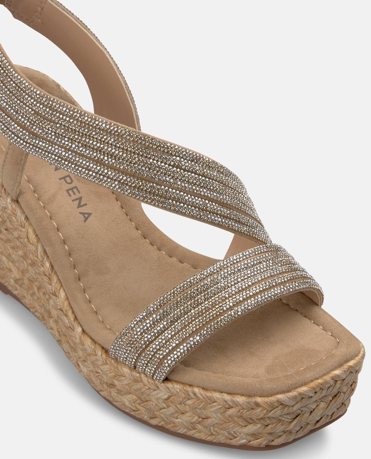 SANDALIA DE PLATADORMA ESPARTO DOBLE TIRA