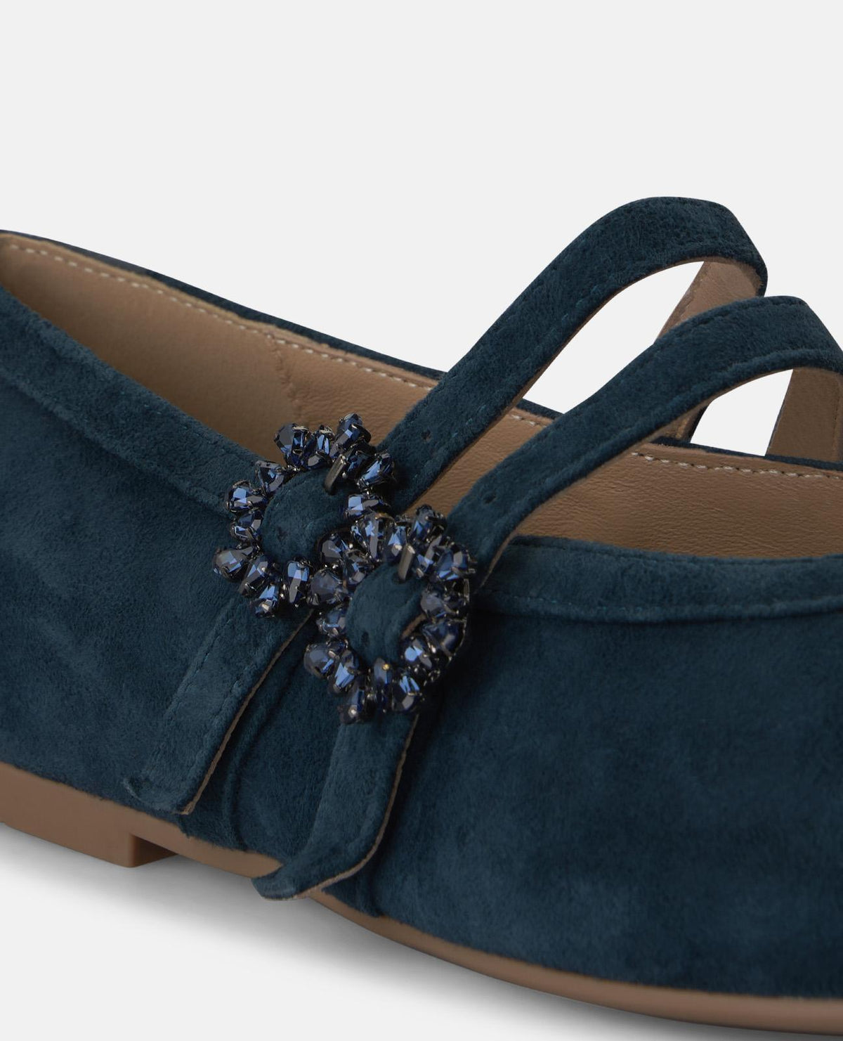 BALLERINE IN PELLE CON DOPPIA FIBBIA