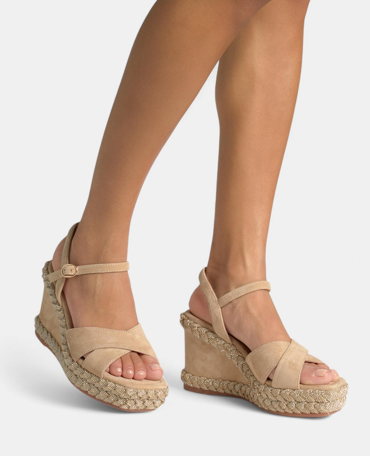 BRAIDED BEADS WEDGE