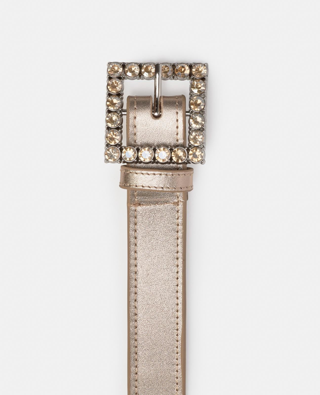 CINTURÓN HEBILLA CON PEDRERÍA