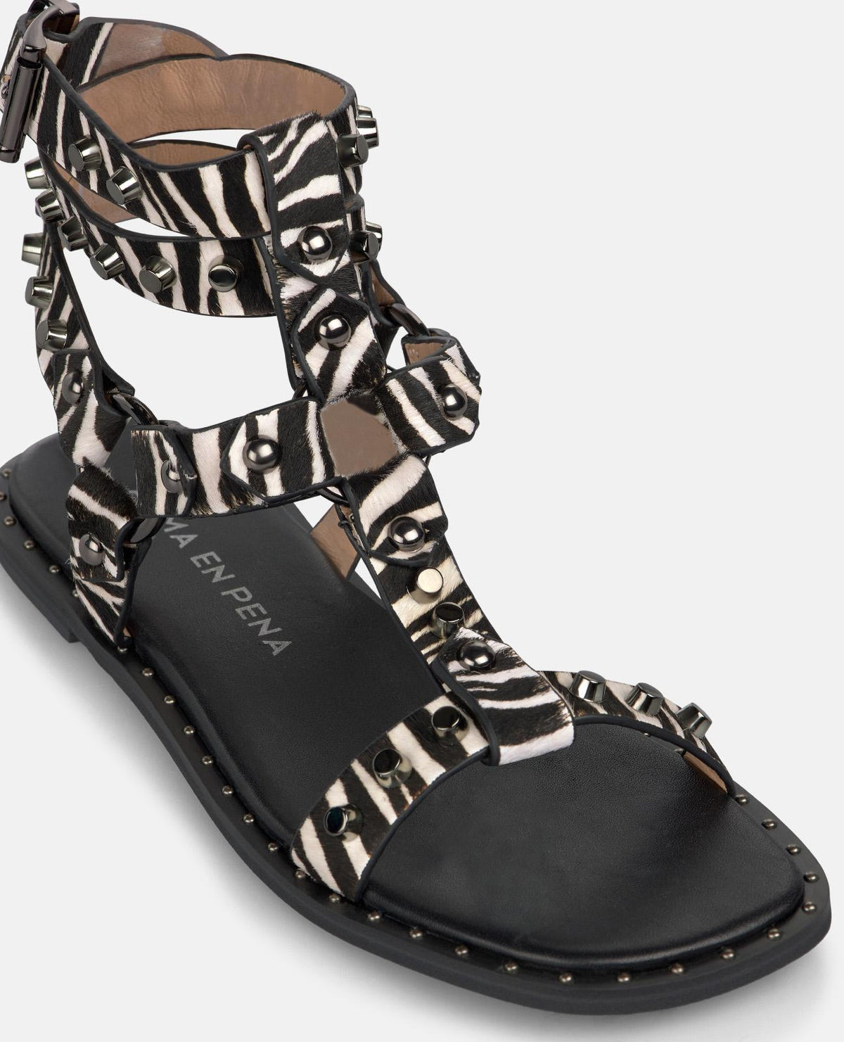 SANDALIA ESTILO GRIEGO TACHAS