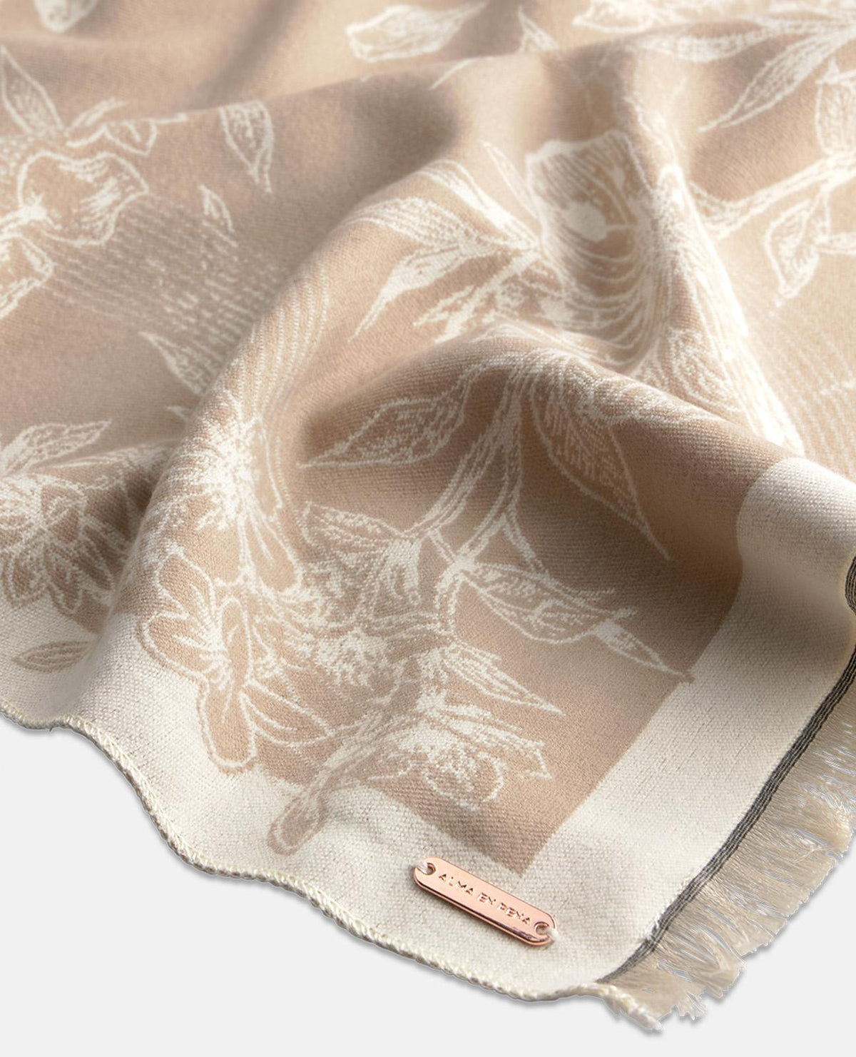 SCIARPA REVERSIBILE CON STAMPA FLOREALE