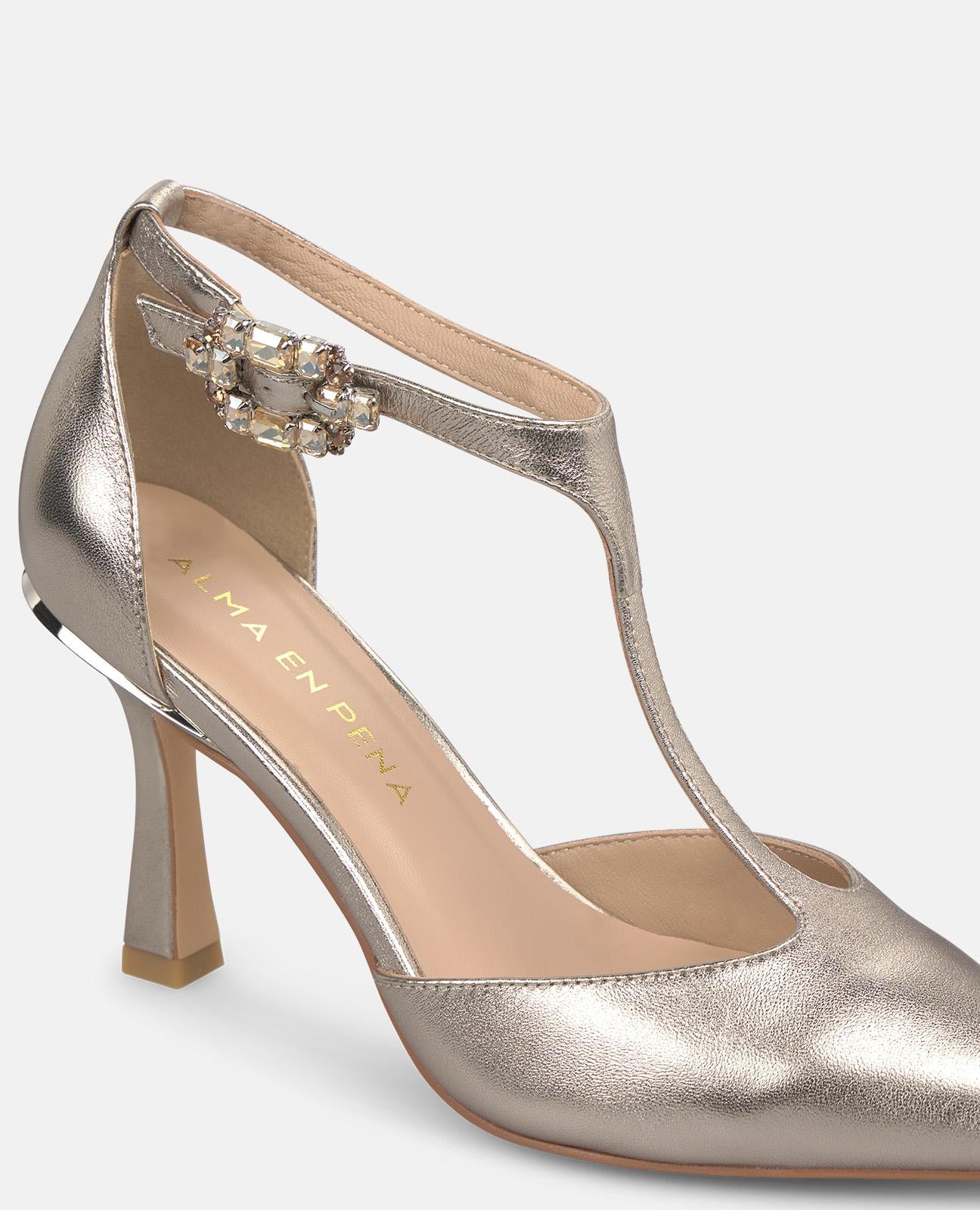 SALON CON HEBILLA DE PEDRERIA