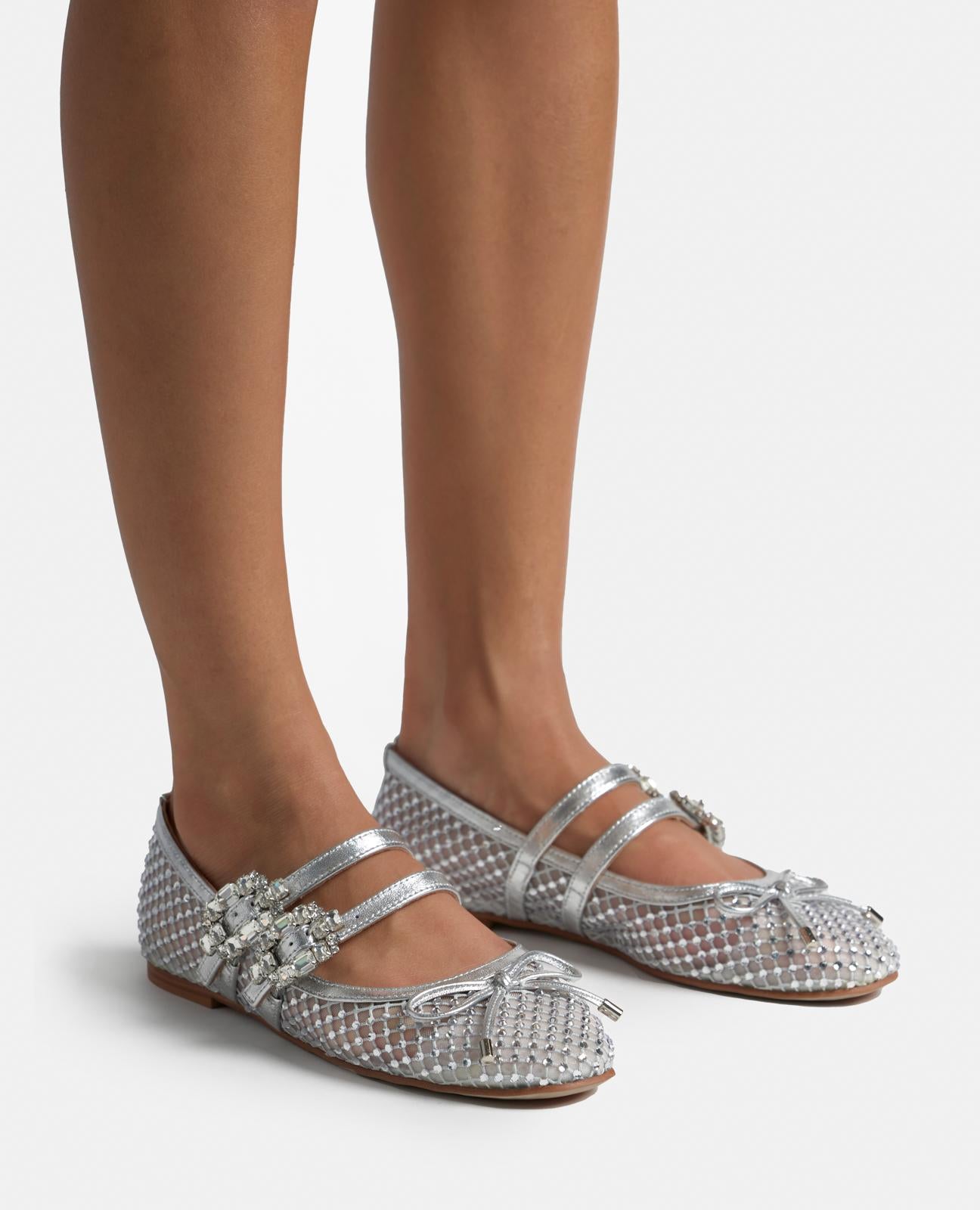 BAILARINA FIVELAS VERMELHAS STRASS