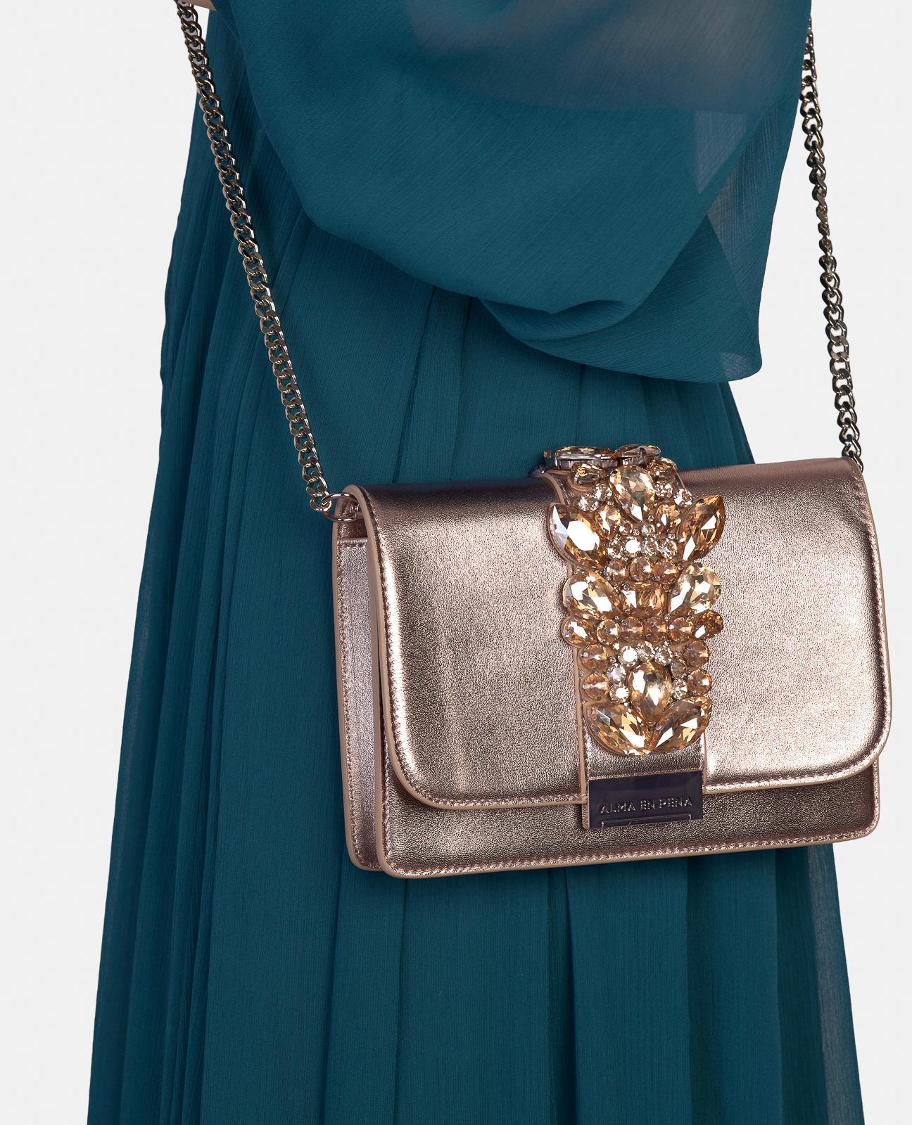 CLUTCH BAG WITH RHINESTONES