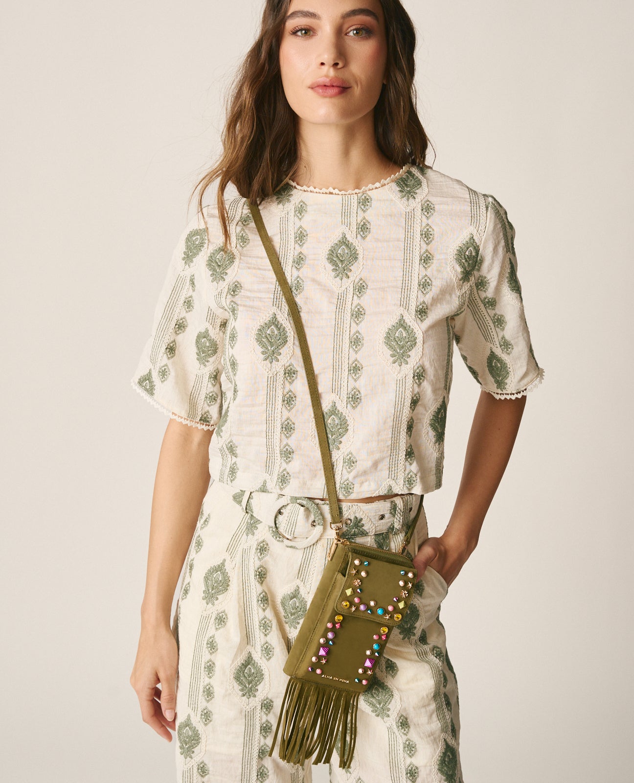 BOLSO CARTERA PEDRERÍA COLORES