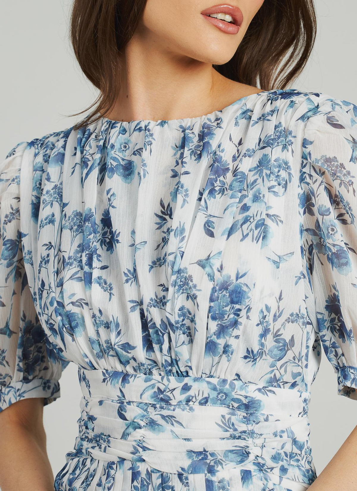 VESTIDO CORTO FRUNCES