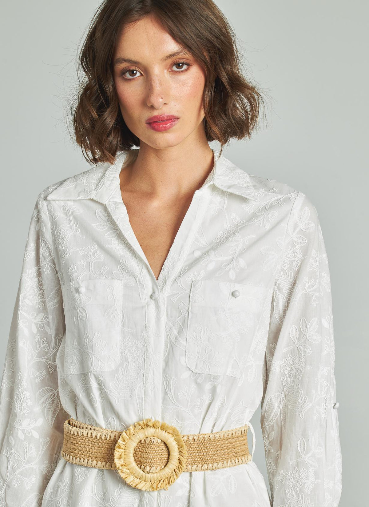 VESTIDO CAMISERO CINTURÓN