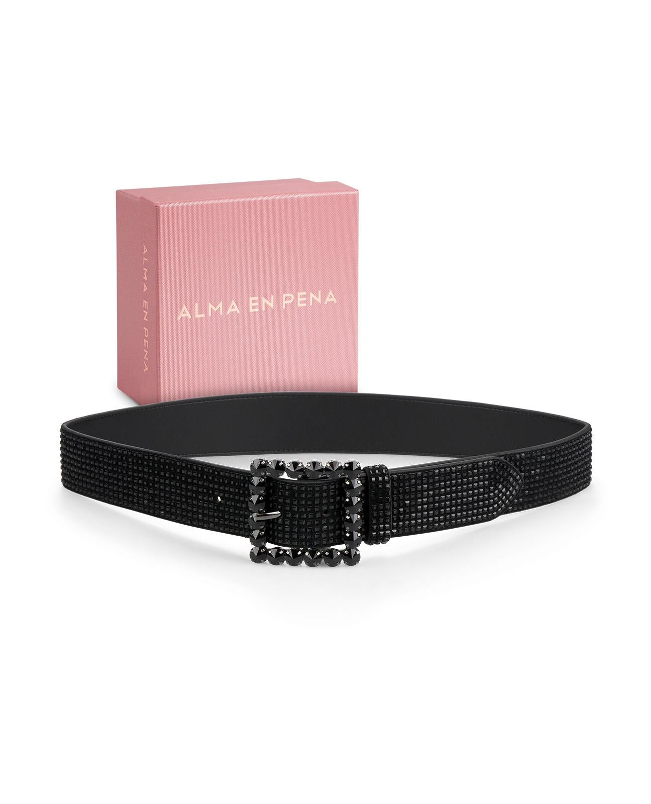 GÜRTEL MIT STRASSSTEINEN BESETZT