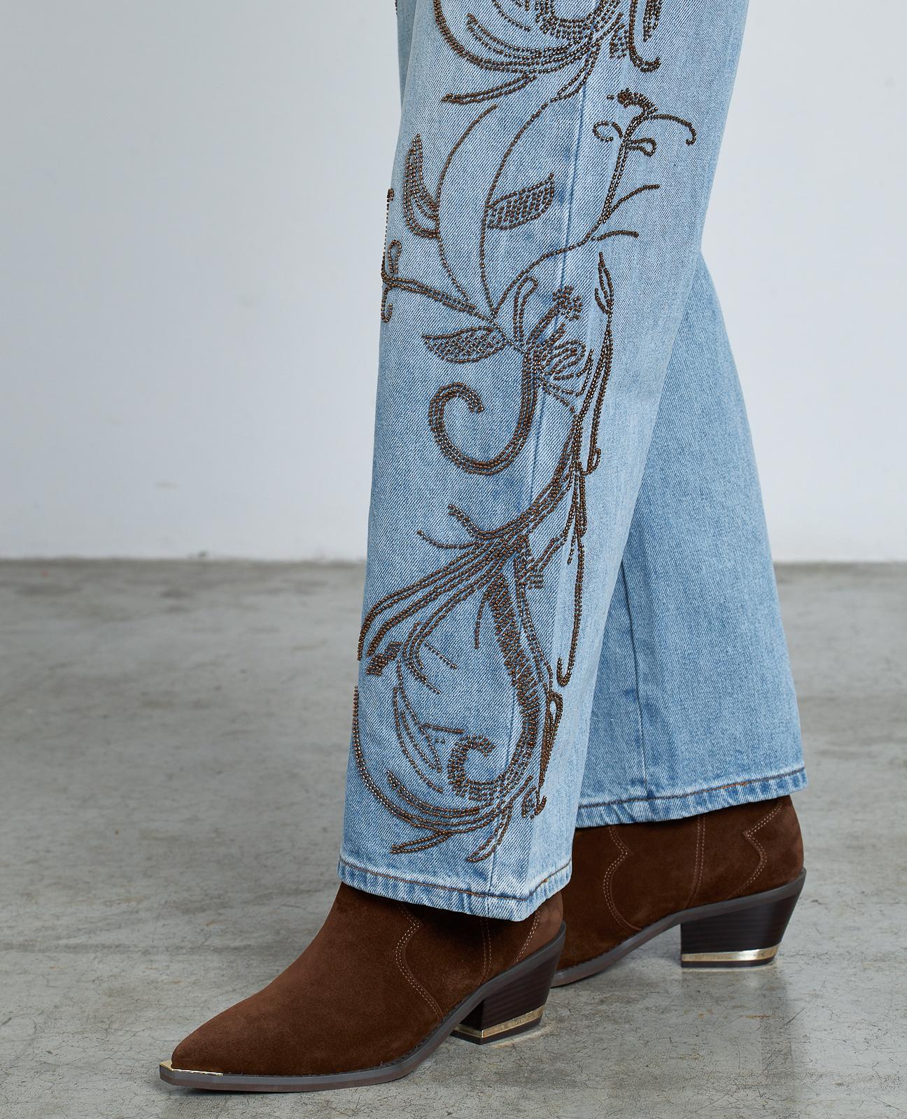 PANTALÓN DENIM DETALLES