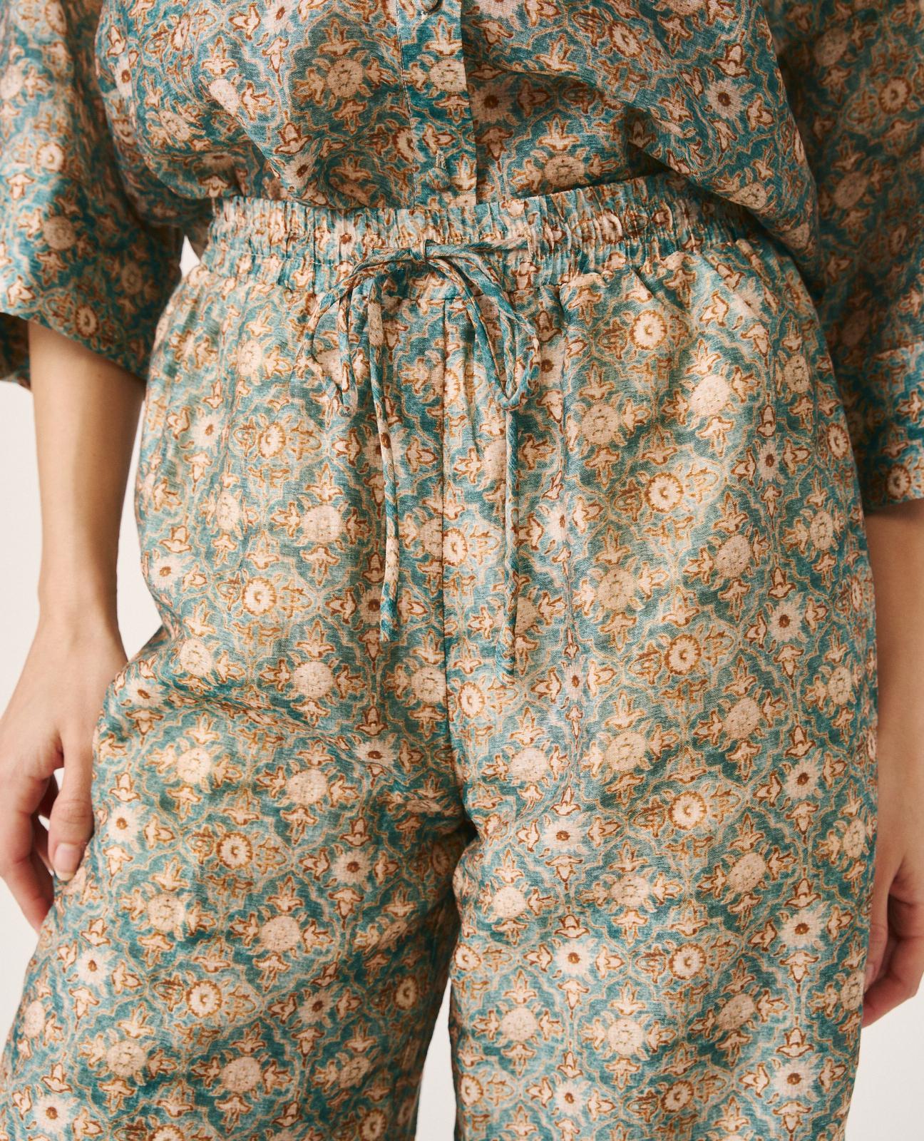 PANTALÓN LARGO LINO