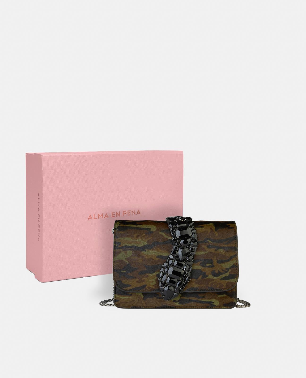 BOLSO BANDOLERA SOLAPA SERPIENTE