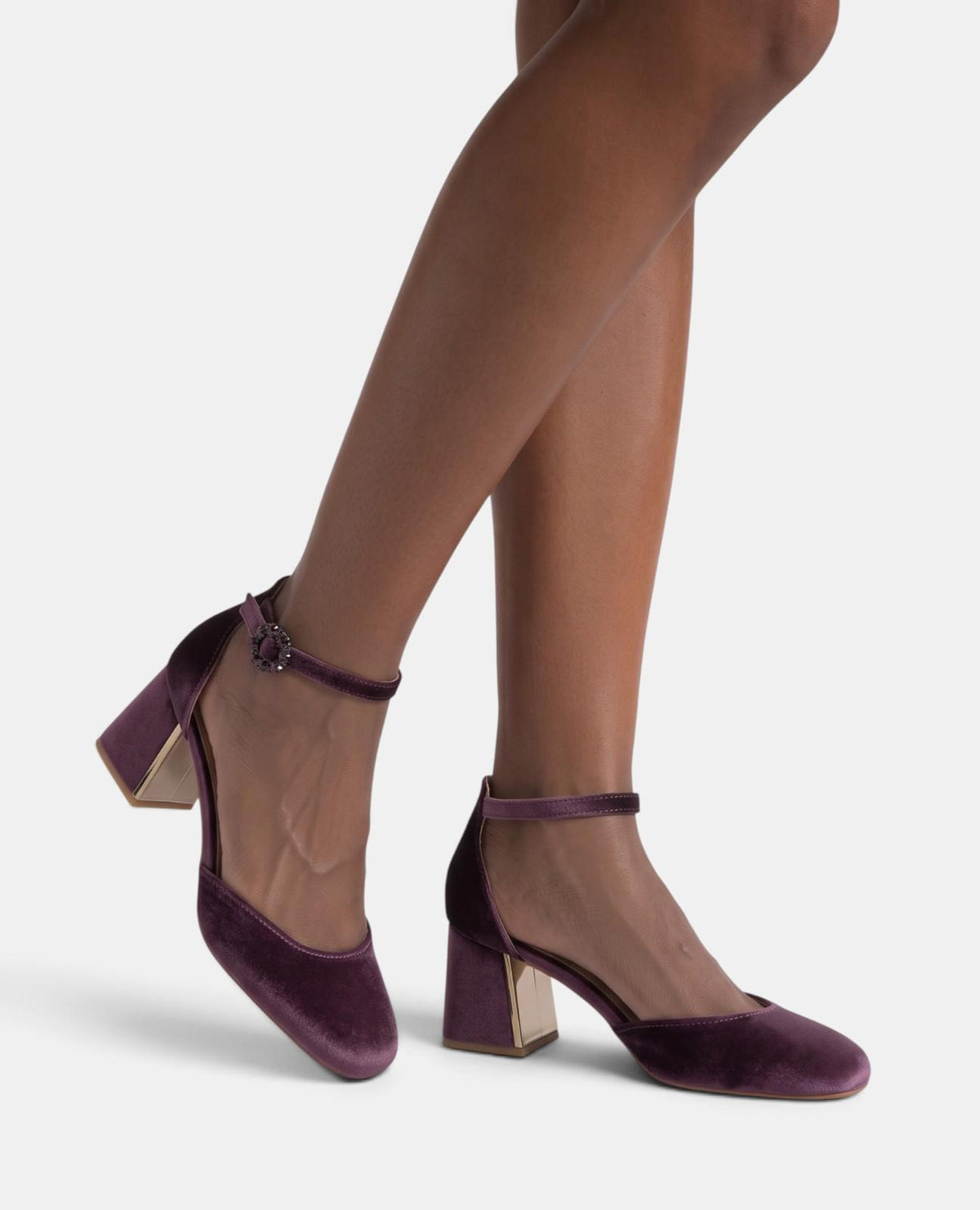 ZAPATO SALÓN DE TERCIOPELO
