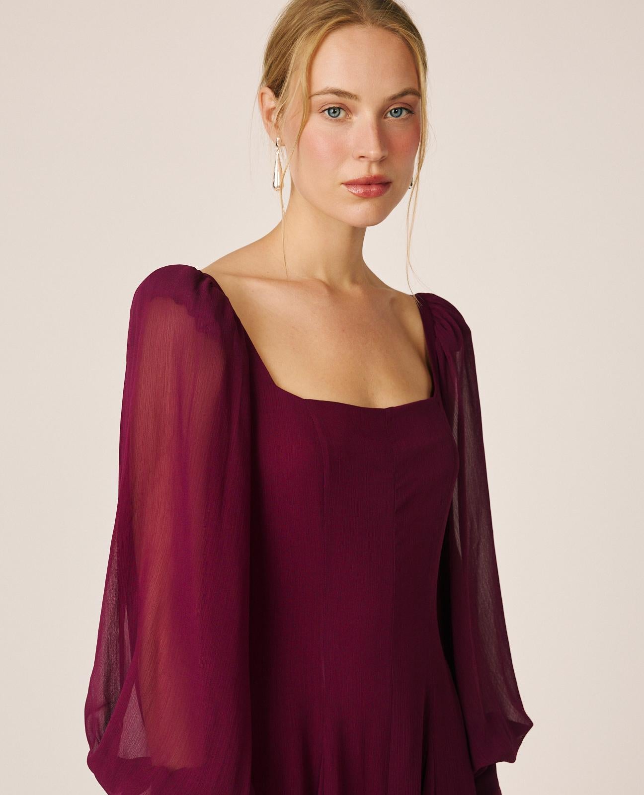 VESTIDO LARGO GASA