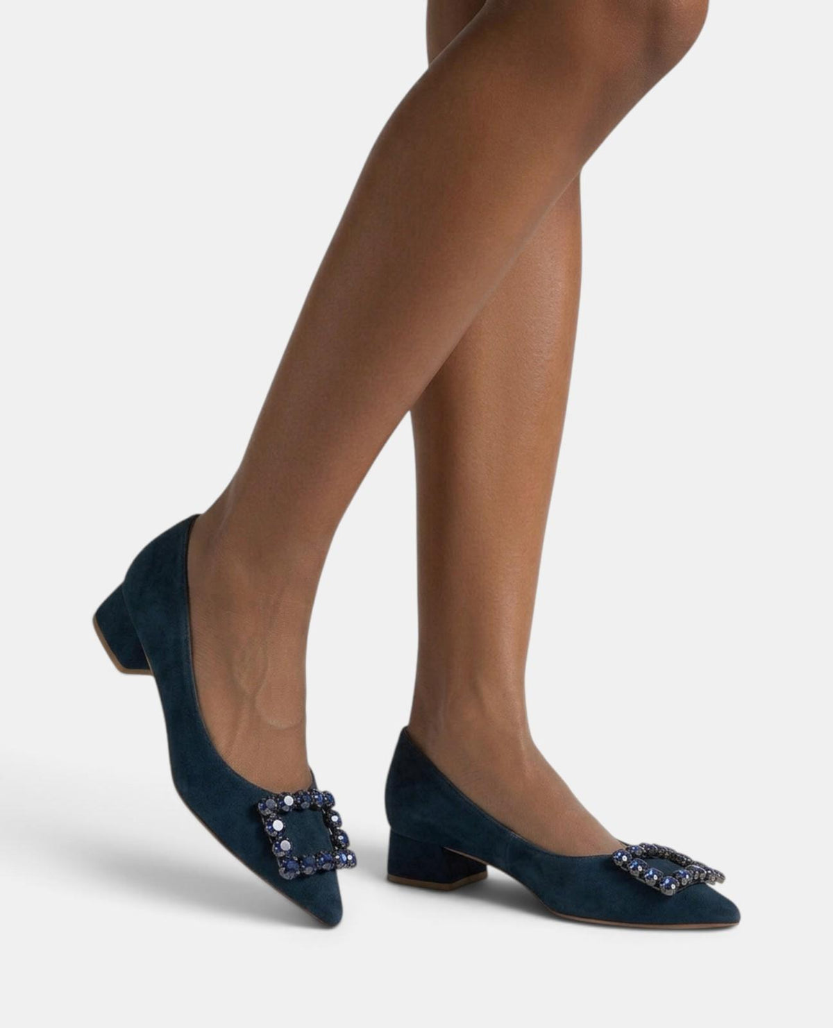 SCARPA IN PELLE CON FIORE