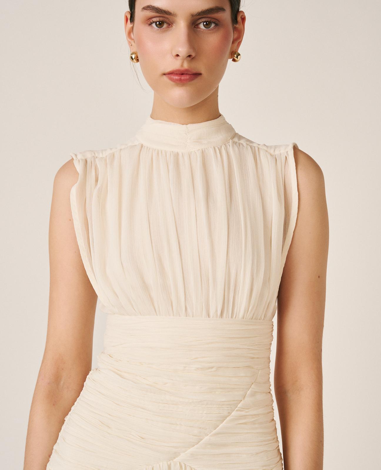 VESTIDO LARGO VOLANTES