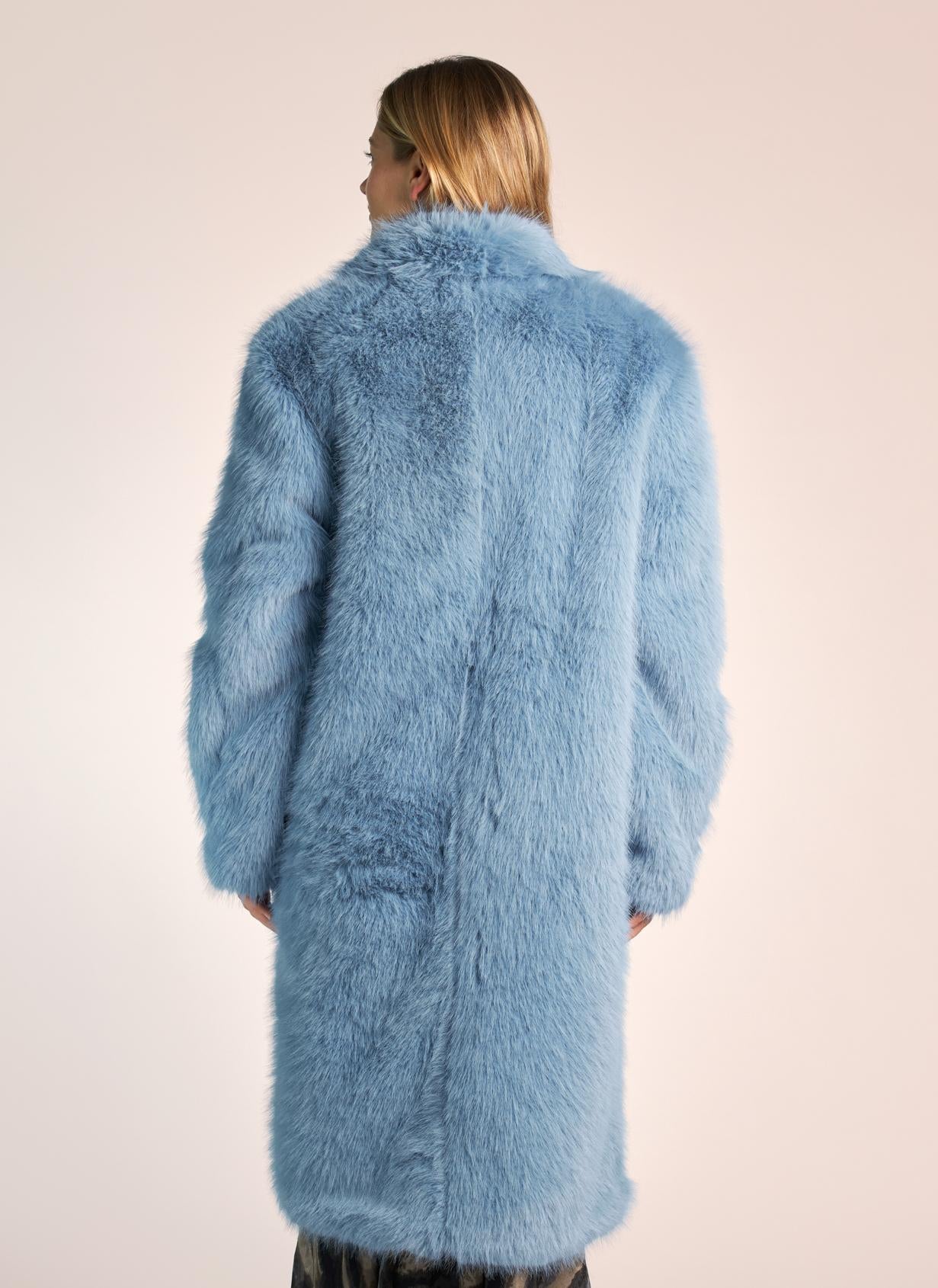 LONG FUR EFFECT COAT