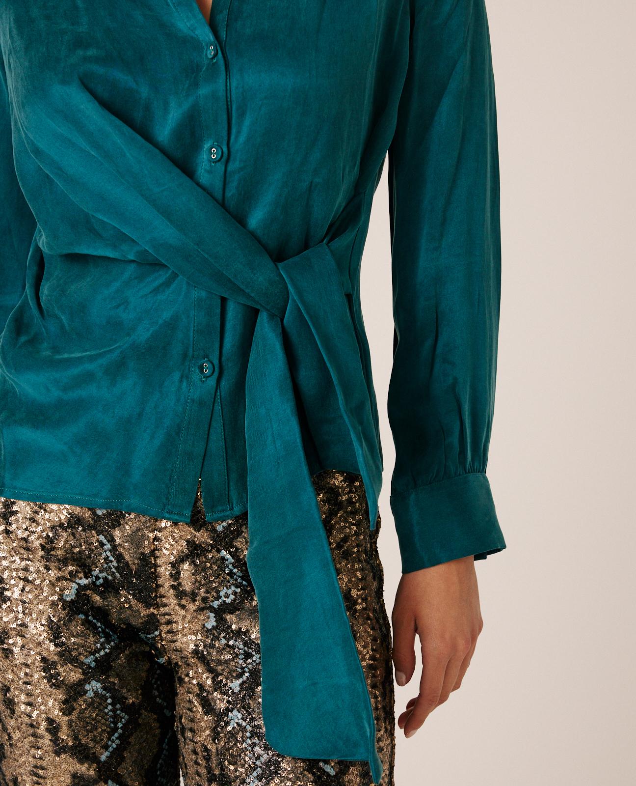 BLUSA SATÉN CAMISERA