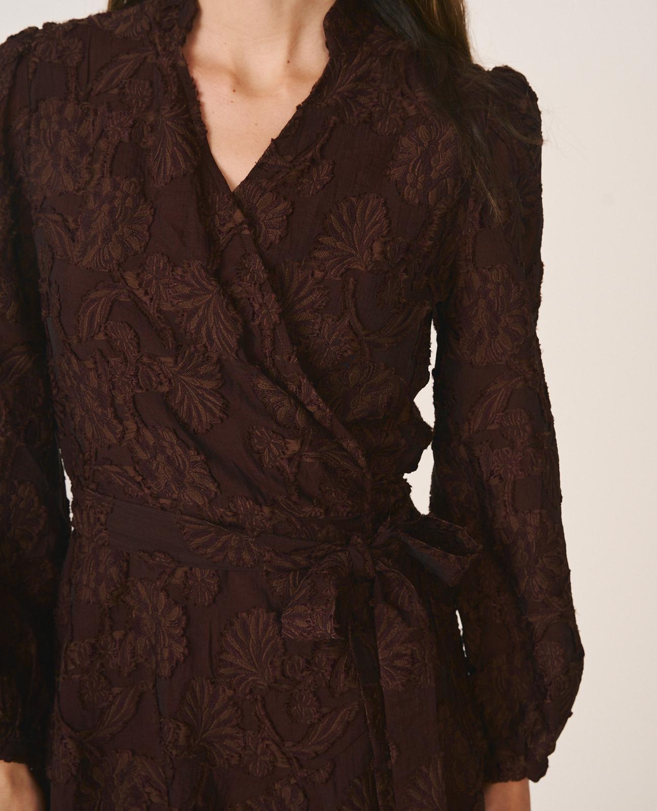 VESTIDO MIDI FIL COUPÉ FLORAL