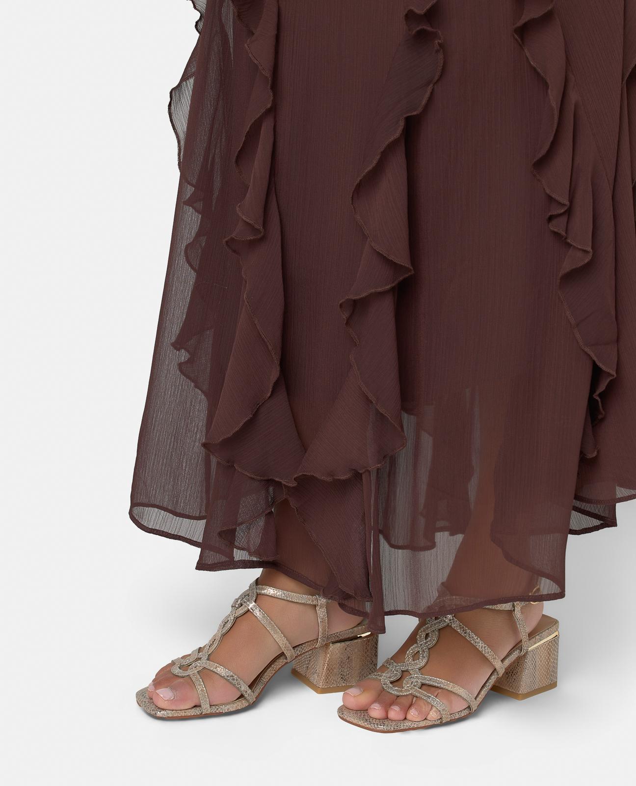 SANDALIA TACON MEDIO EN T