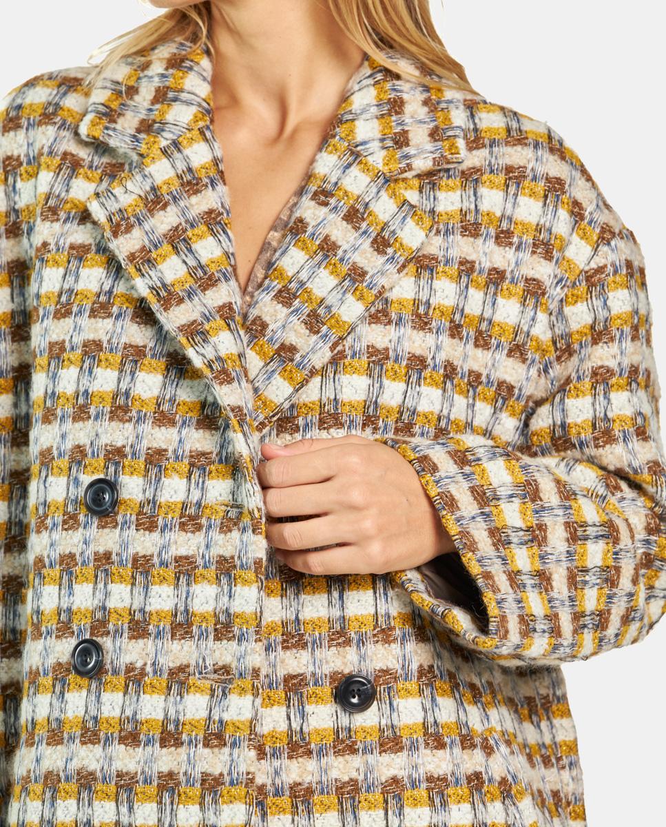 LONG DOUBLE-BREASTED COAT