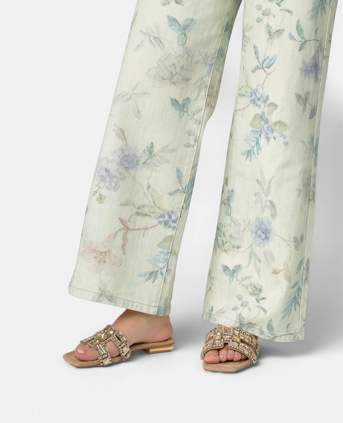 SANDALIA PLANA TIRA EN H