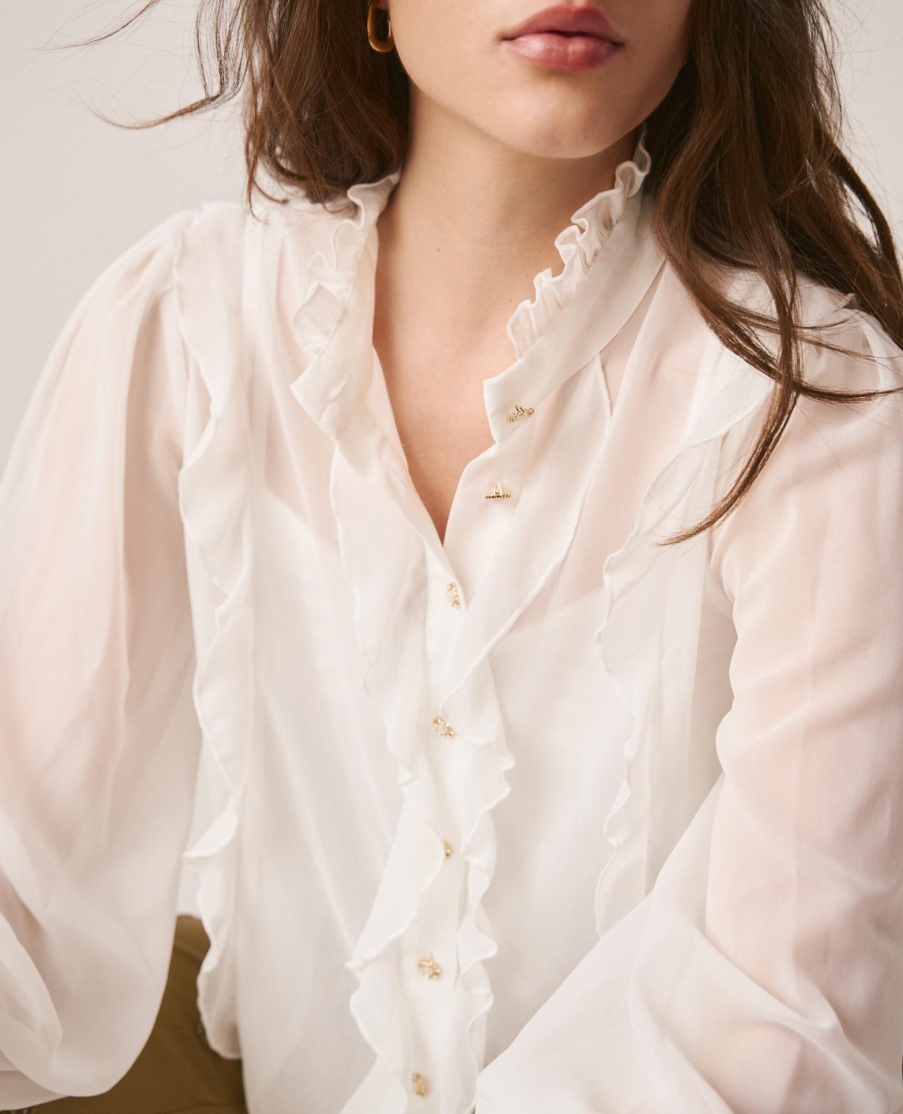 CHEMISE FLUIDE AVEC NOEUD