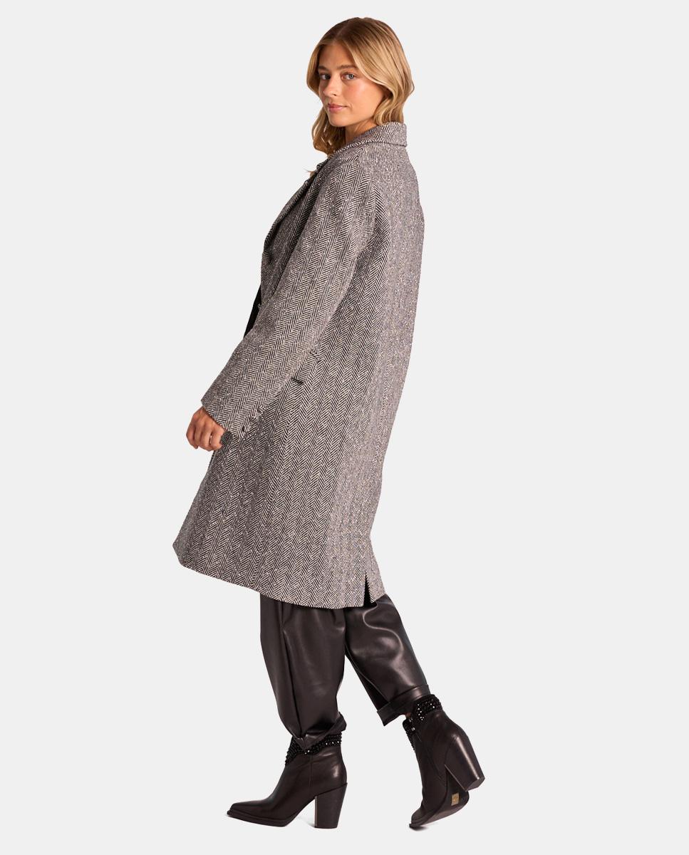 LONG MANTEAU GRIS