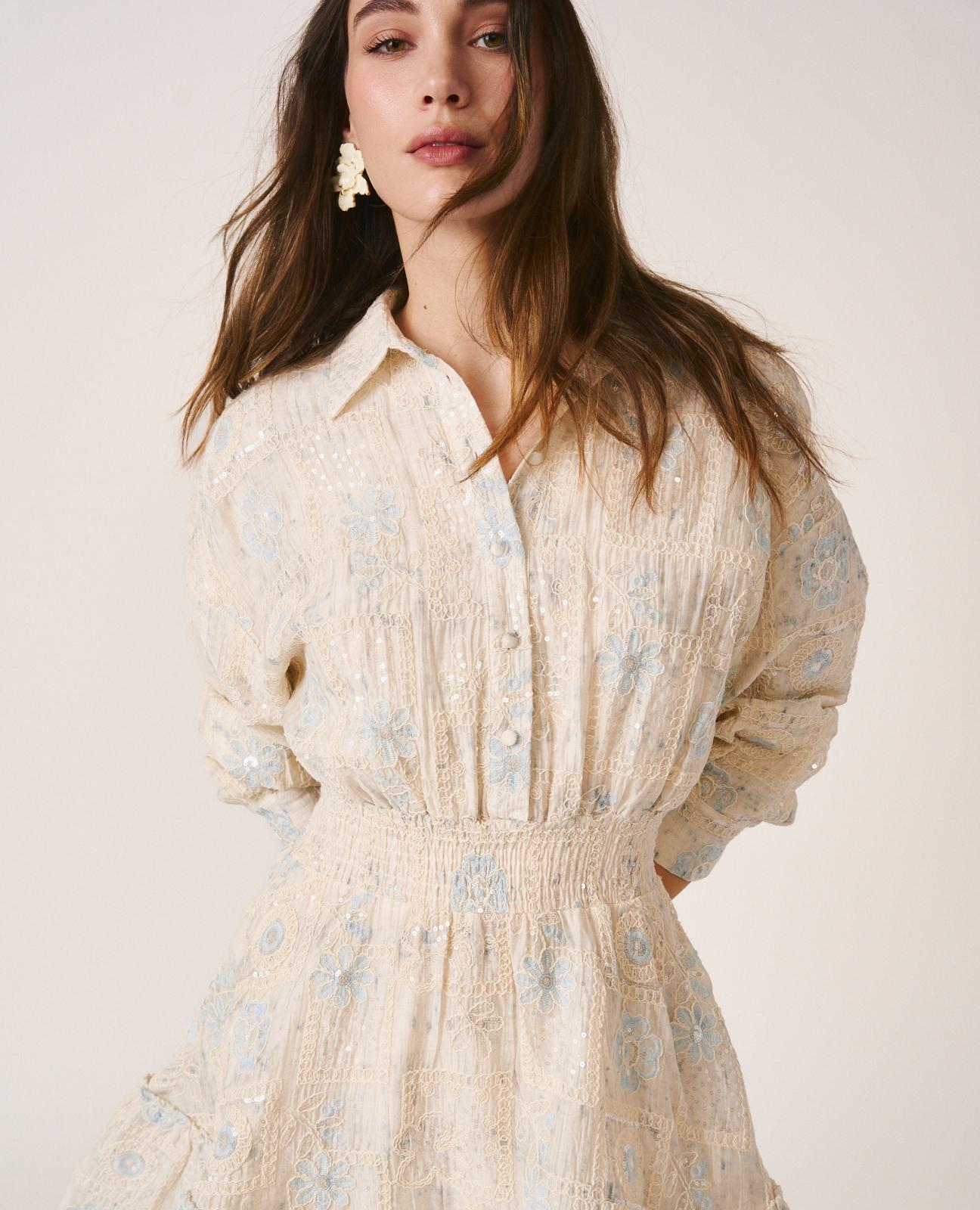 VESTIDO MINI MANGA CAMISERA