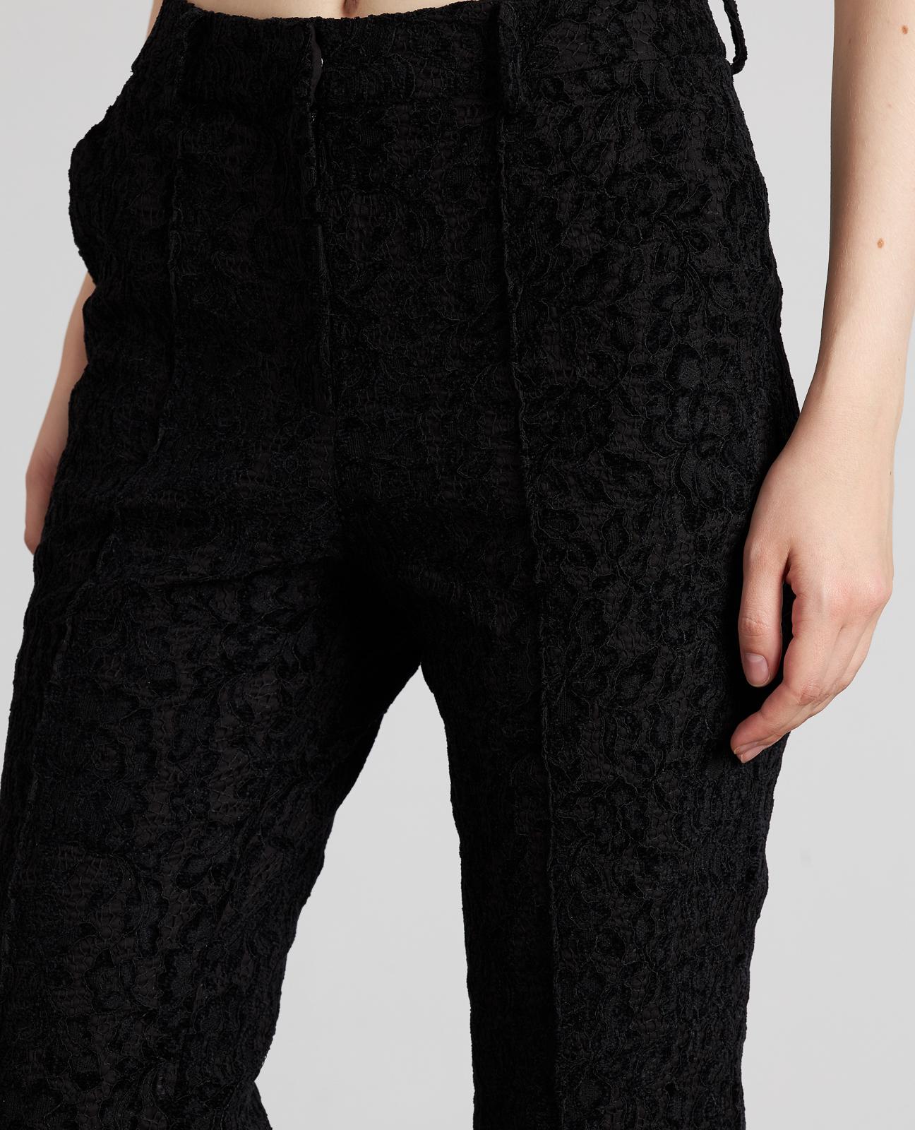 TEXTURED FLARE JEGGING