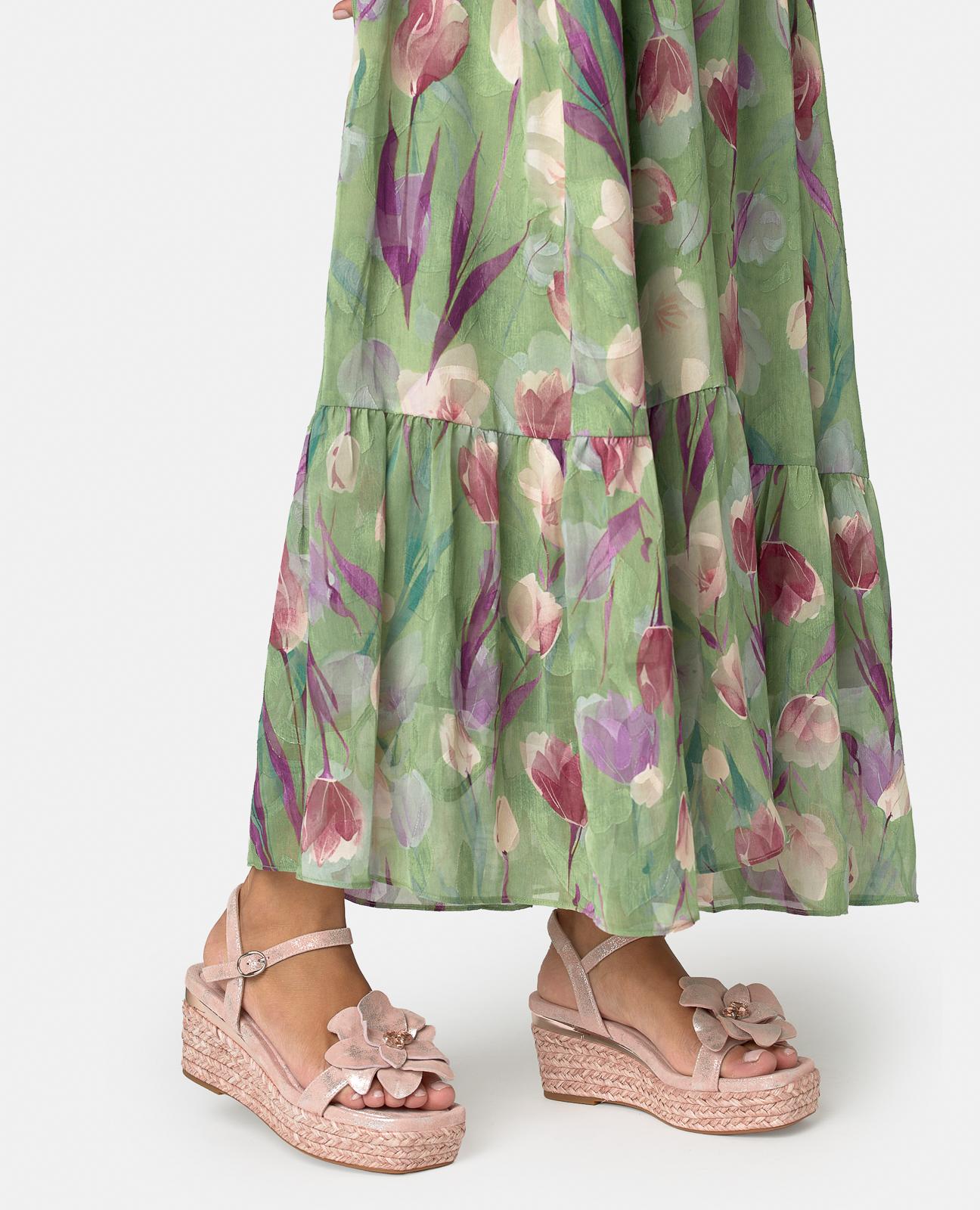 SANDALIA ESPARTO DETALLE FLOR