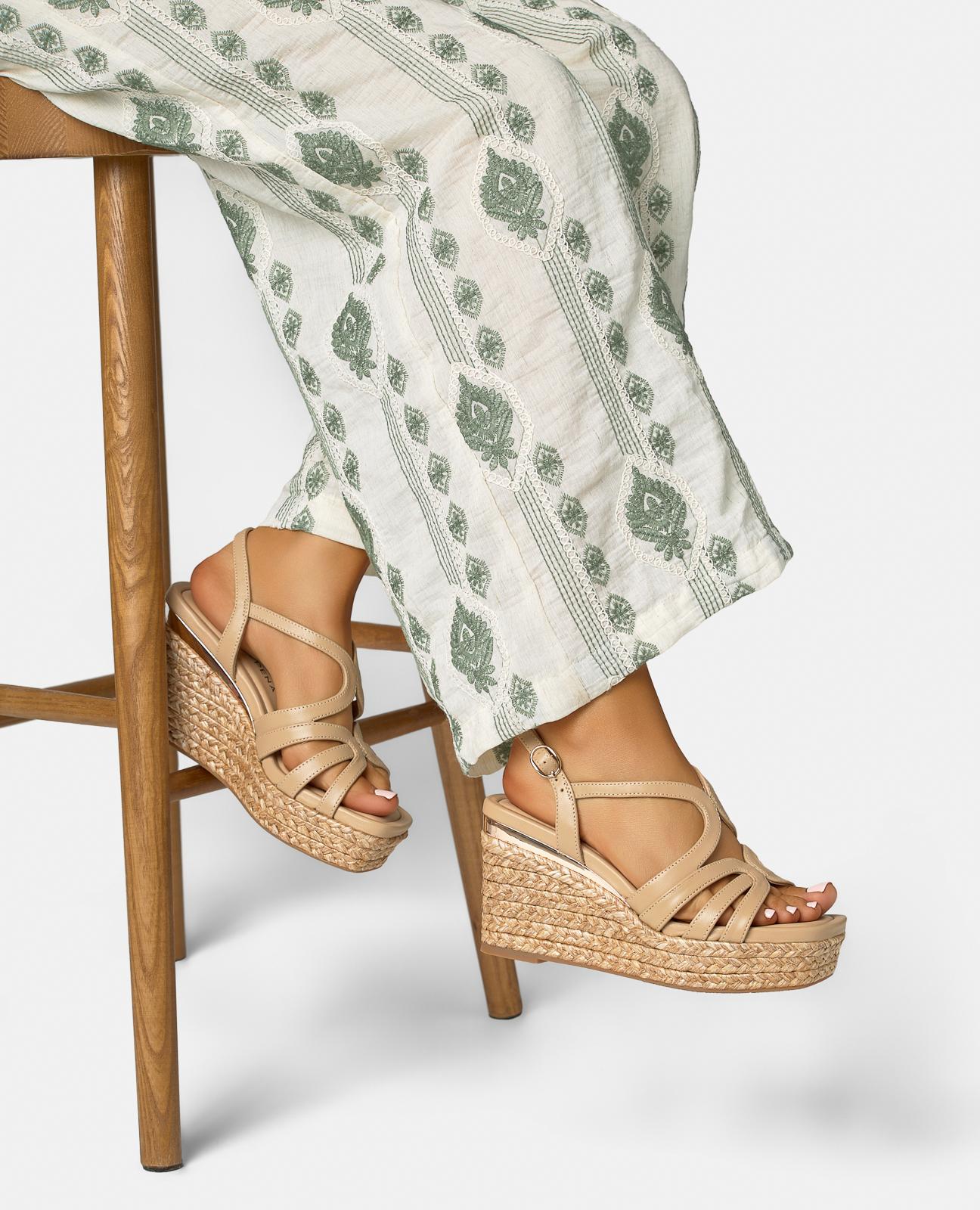 SANDALIA CUÑA ESPARTO MULTIFUNCION