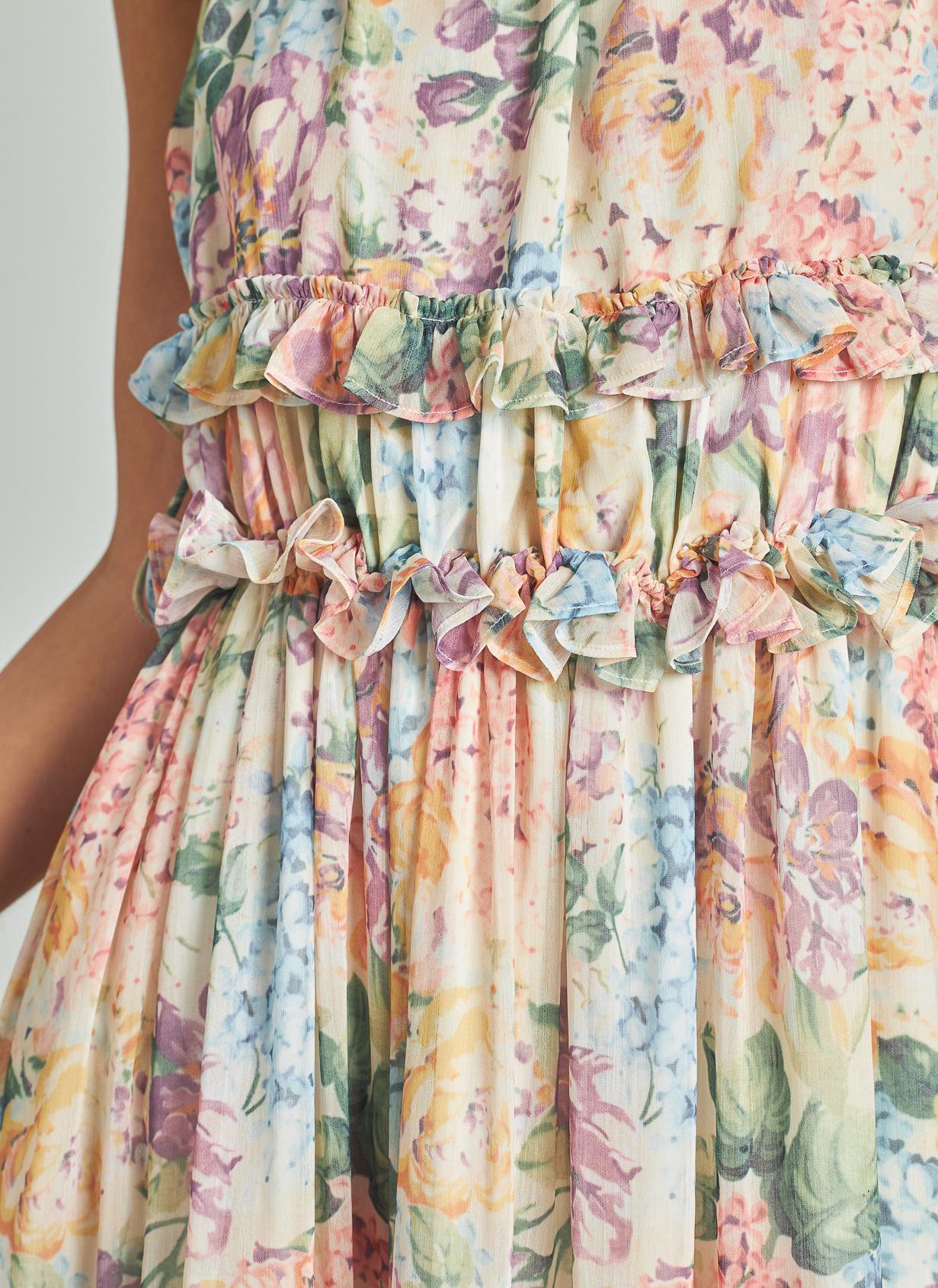 HALTER NECK MIDI DRESS