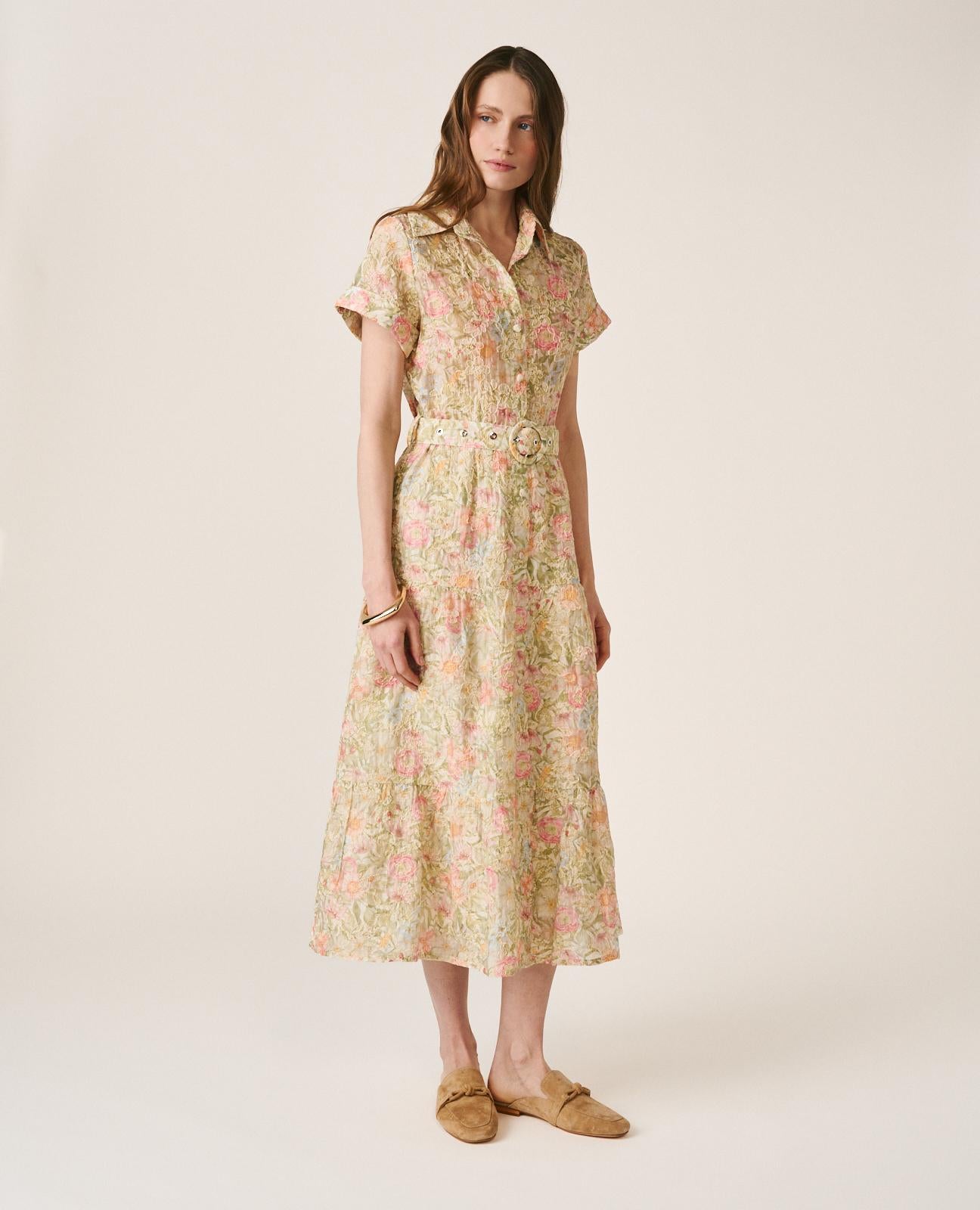 VESTIDO CORTE CINTURA