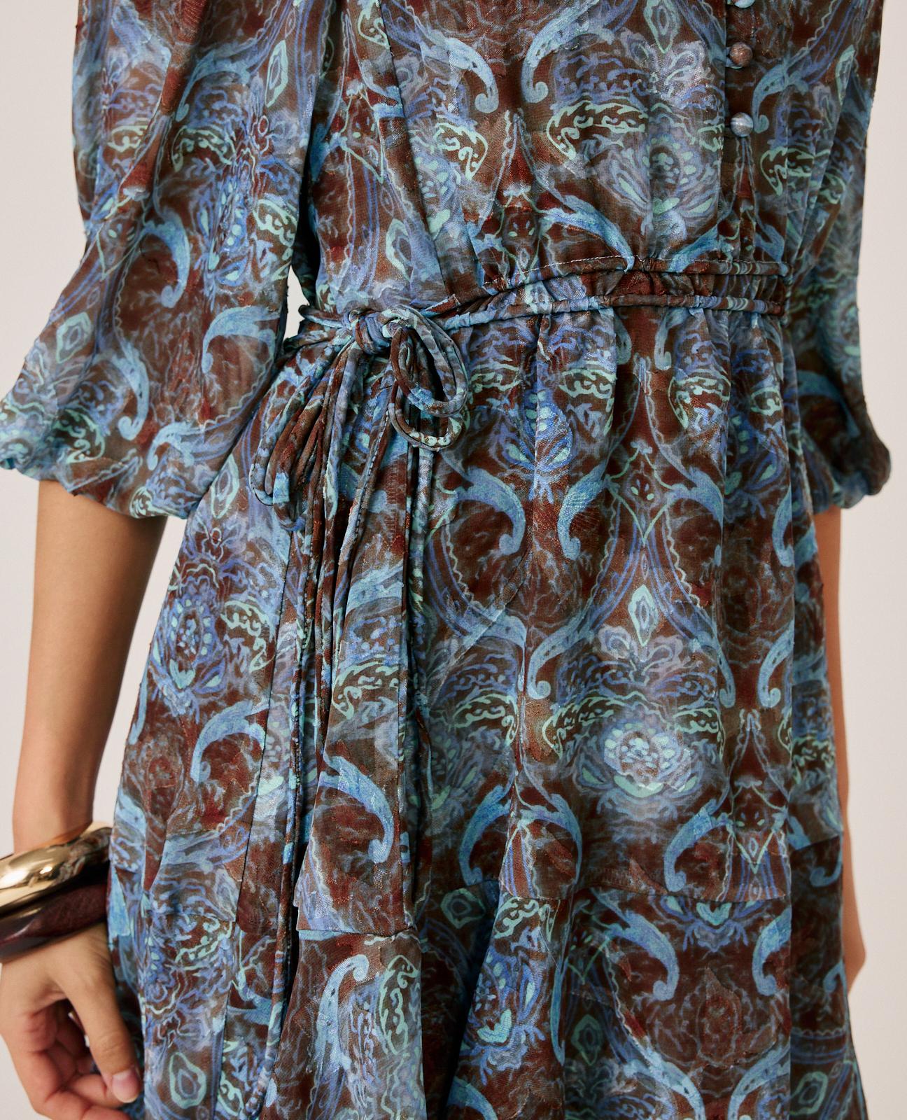 VESTIDO MINI ARABESCOS