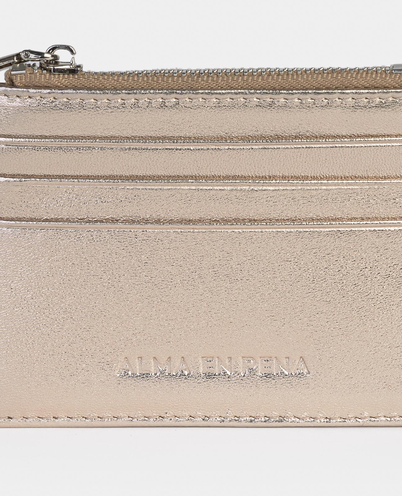 CARTERA TARJETERO CREMALLERA