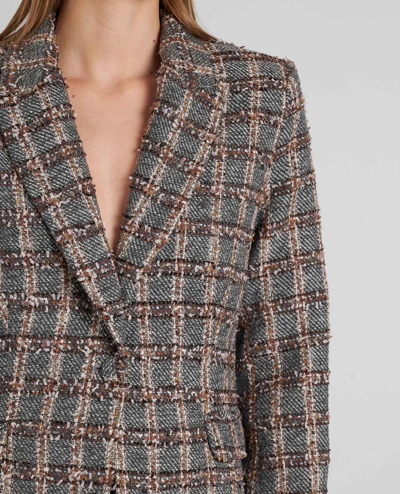 BLAZER CHECKERED STRUCTURE