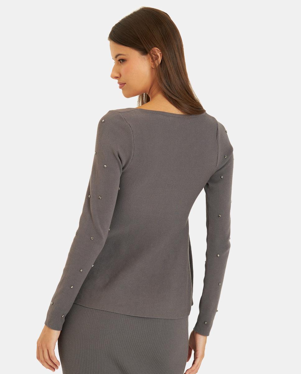 LONG SLEEVE KNITTED TOP