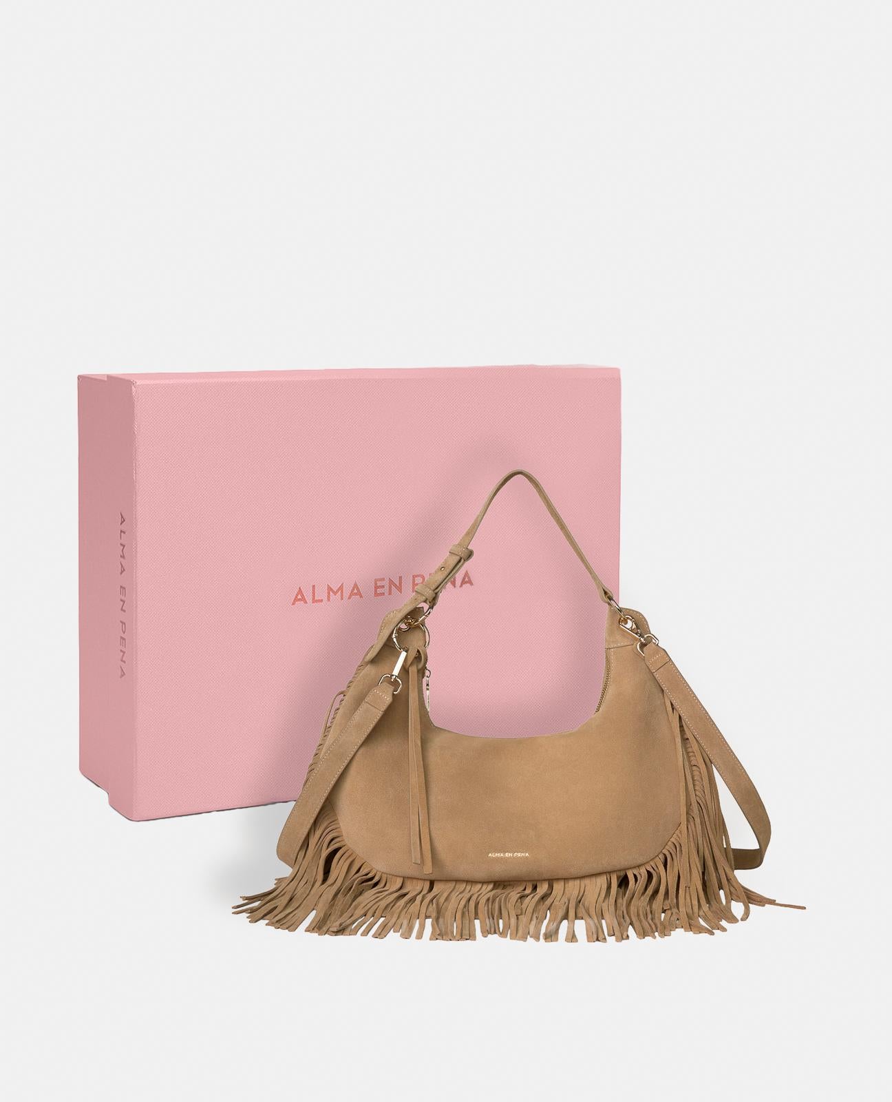 FRINGED SHOULDER BAG