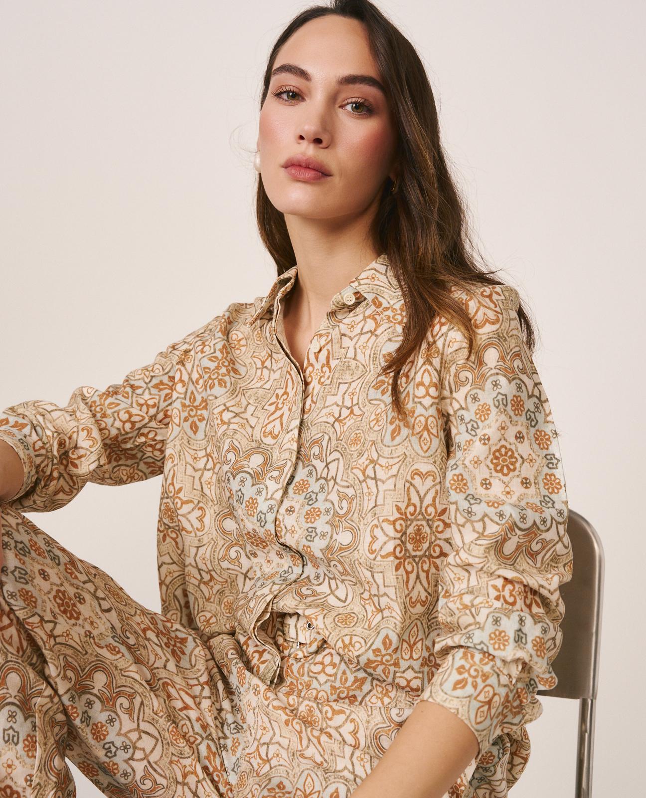 CAMISA ESTAMPADO GEOMÉTRICO