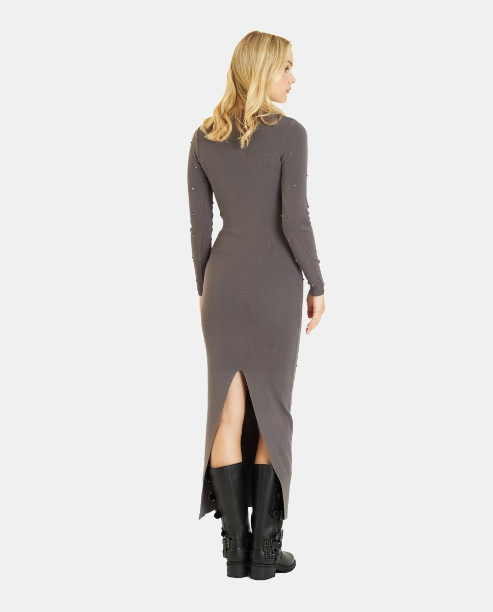 ABITO LUNGO CON STRASS