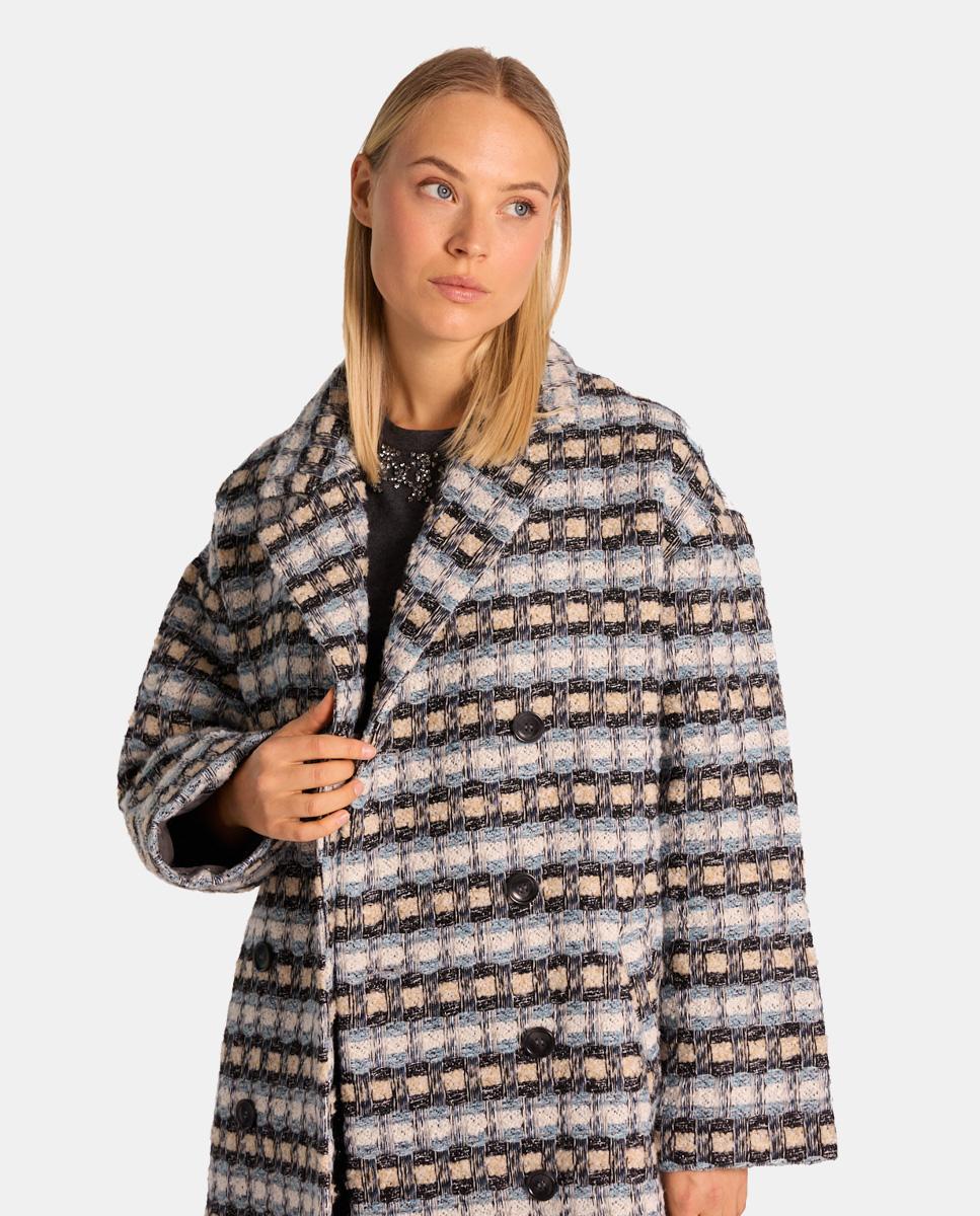 LONG DOUBLE-BREASTED COAT