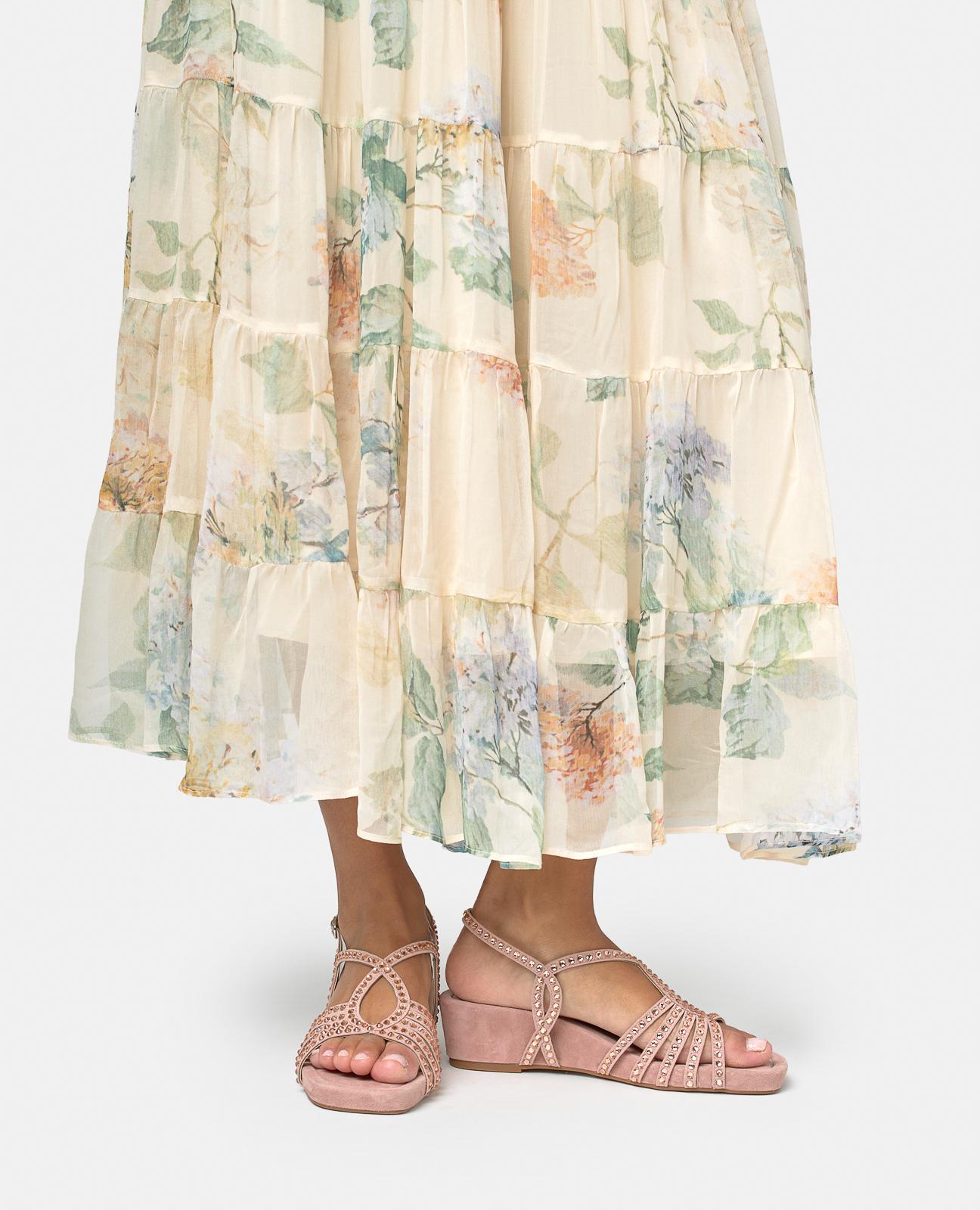 SANDALIA CUÑA MULTITIRA TRANSFER