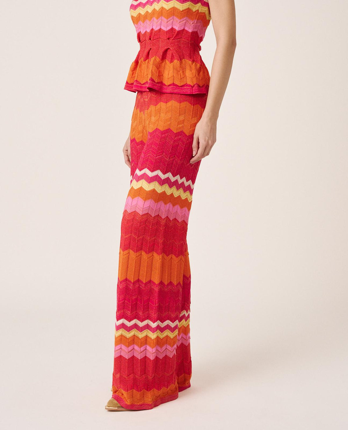 STRAIGHT KNIT TROUSERS