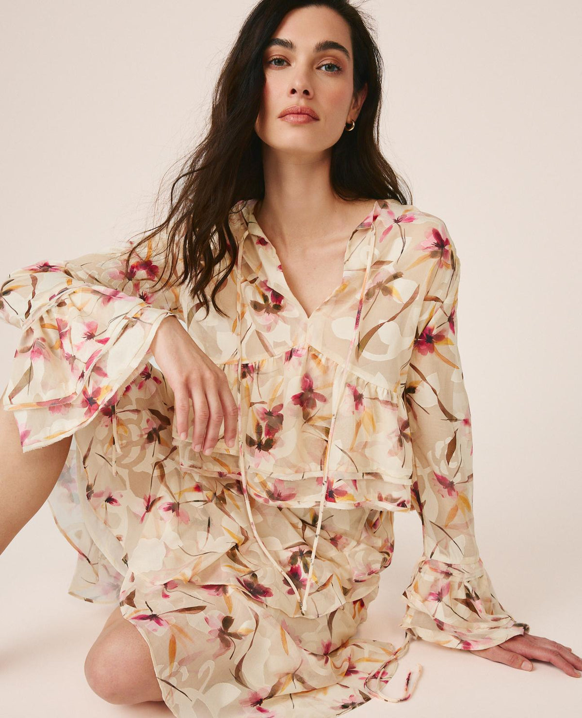 CAMICIA FLUIDA FLOREALE