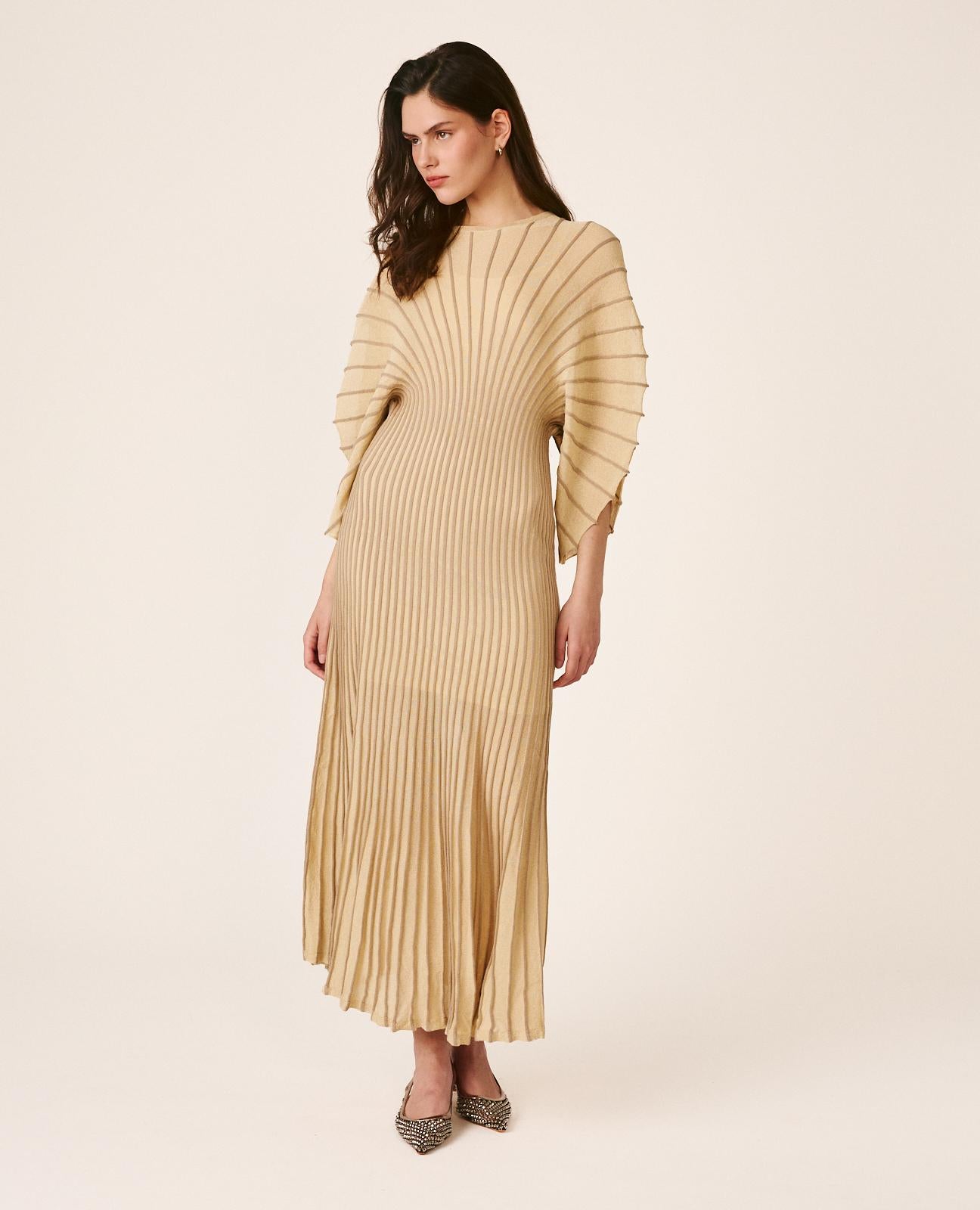 BATWING SLEEVE DRESS