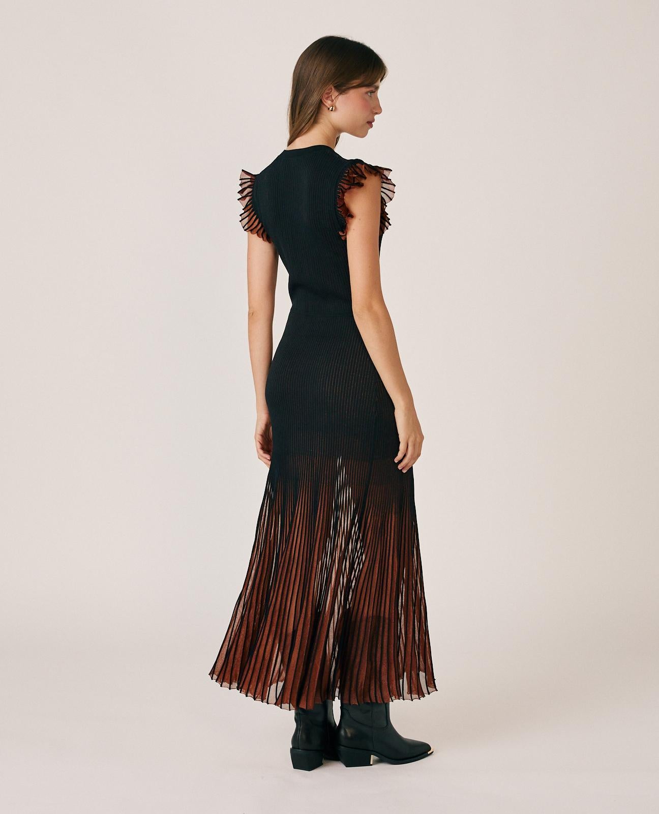 VESTIDO MIDI CANALÉ