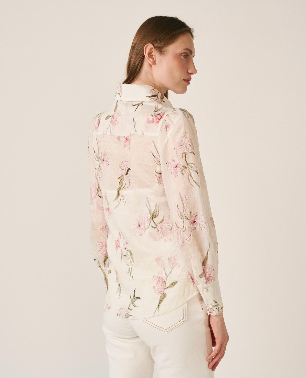 CAMICIA SEMITRASPARENTE