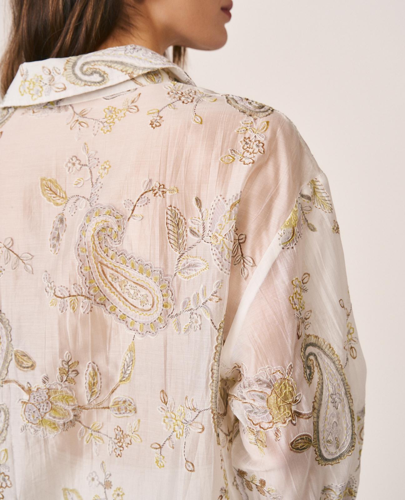 CAMISA BORDADO PAISLEY