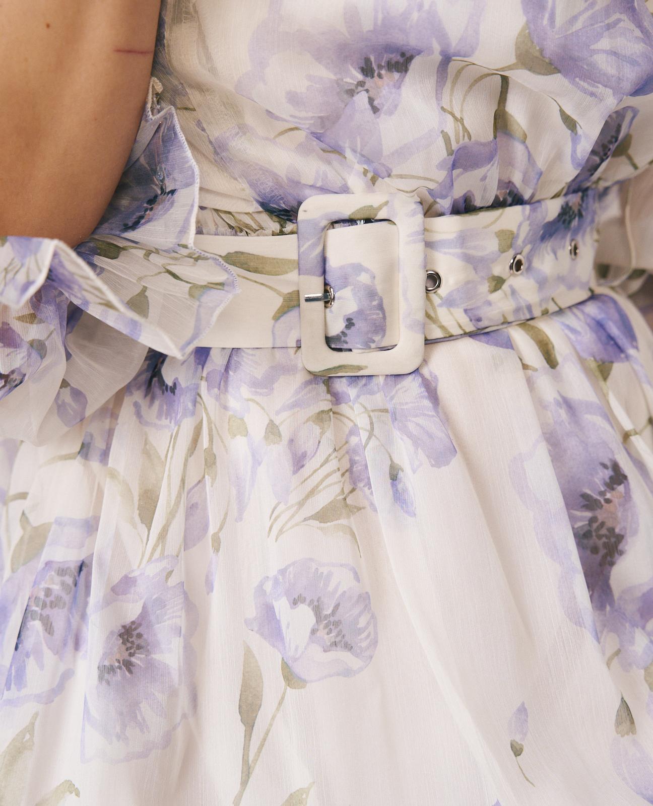 VESTIDO MIDI VOLANTES